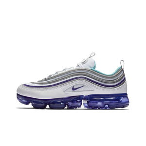 Mens Nike Air Vapormax 97 Sneaker In White / Purple - Simons Sportswear