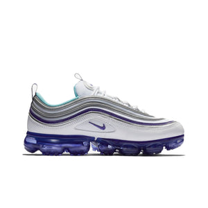 Mens Nike Air Vapormax 97 Sneaker In White / Purple - Simons Sportswear