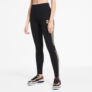 Women's Puma x Charlotte Olympia Leggings Leopard - Simons Sportswear