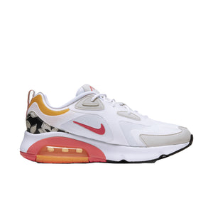 Men's Nike Air Max 200 Running Shoe In White / Gold - Simons Sportswear