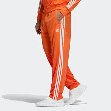 Men's Adidas Firebird Track Pants (Orange) - Simons Sportswear