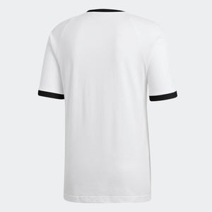 Mens Adidas 3-Stripes Tee Shirt In White - Simons Sportswear