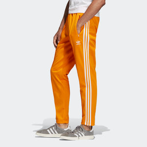 Mens Adidas Bb Beckenbauer Track Pants In Bright Orange - Simons Sportswear