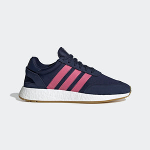 Mens Adidas I-5923 Iniki Runner Shoe In Indigo Pink Gum - Simons Sportswear