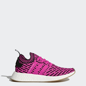 Mens Adidas Nmd_R2 Primeknit Japan Sneaker In Shock Pink - Simons Sportswear