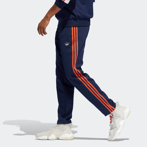 Mens Adidas Originals 3-Stripes Pants Track Pants In Collegiate Navy Raw Amber - Simons Sportswear