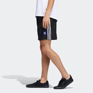 Mens Adidas Originals Dodson Shorts In Black White Active Blue - Simons Sportswear