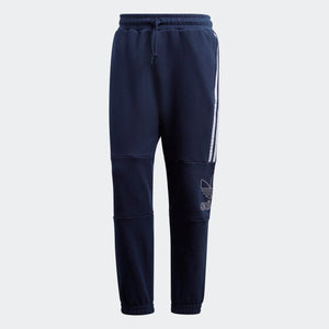 Mens Adidas Originals Outline Sweats Track Pants In Collegiate Navy - Simons Sportswear