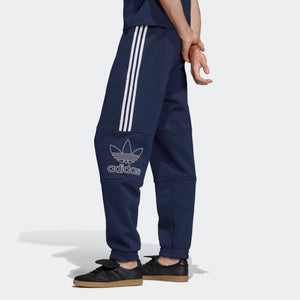 Mens Adidas Originals Outline Sweats Track Pants In Collegiate Navy - Simons Sportswear