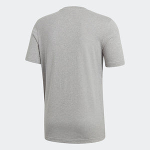 Mens Adidas Originals Trefoil Tee Shirt In Heather Grey - Simons Sportswear