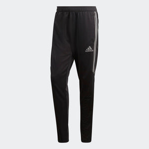 Mens Adidas Soccer Tiro 17 Training Pants Track Pants In Black Reflective Silver - Simons Sportswear