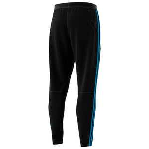 Mens Adidas Soccer Tiro 19 Training Track Pants In Black Shock Aqua - Simons Sportswear