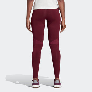 Womens Adidas Clrdo Tights Leggings In Maroon - Simons Sportswear