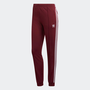 Womens Adidas Originals Clrdo Sst Track Pants In Maroon - Simons Sportswear