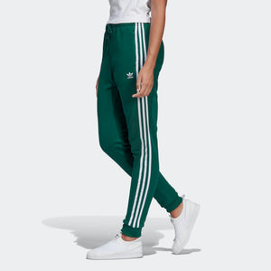 Womens Adidas Originals Cuffed Track Pants In Collegiate Green - Simons Sportswear