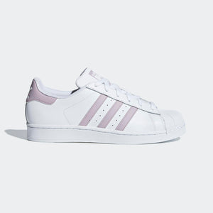 Womens Adidas Originals Superstar Shell Toe Sneaker In White Soft Vision - Simons Sportswear